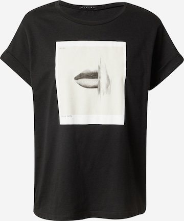 T-shirt Sisley en noir : devant