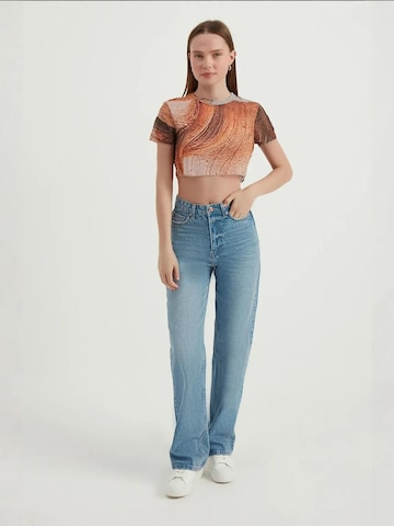 T-shirt Hiccup en orange