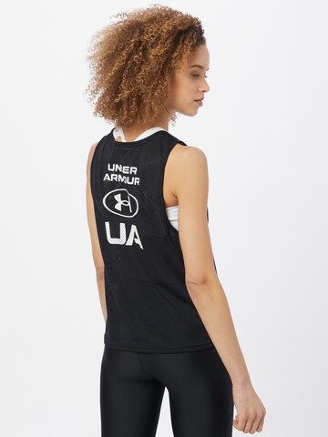 UNDER ARMOUR Sports Top in Black