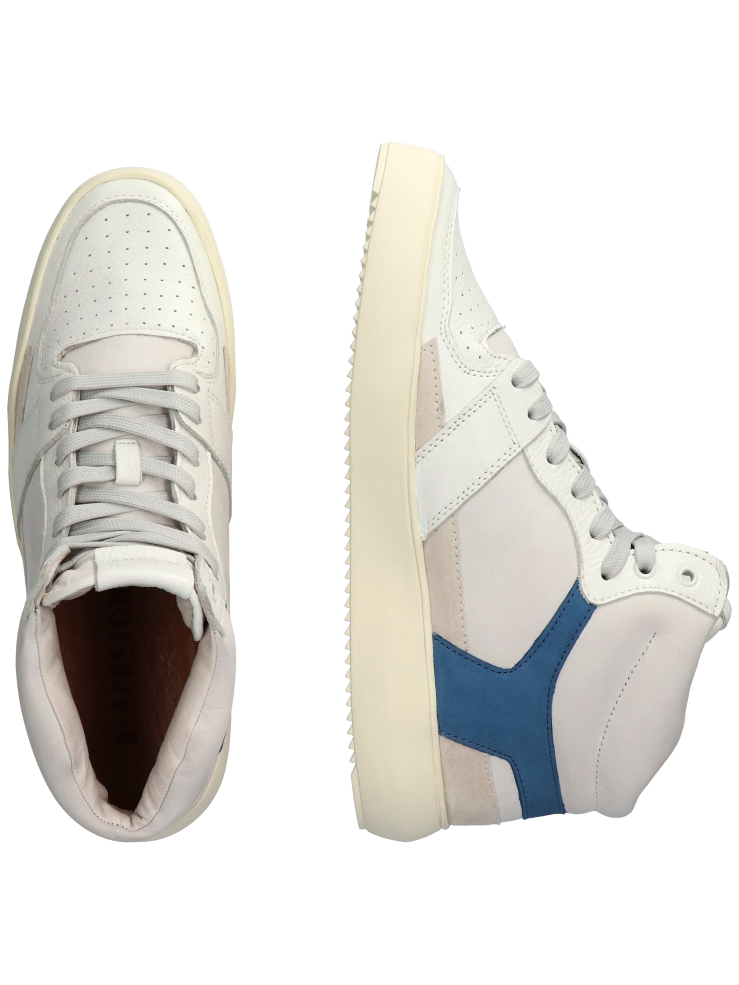 BLACKSTONE Sneakers hoog in Wit: voorkant