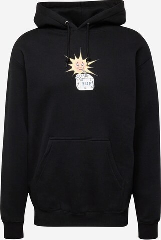 HUF Sweatshirt i svart: framsida