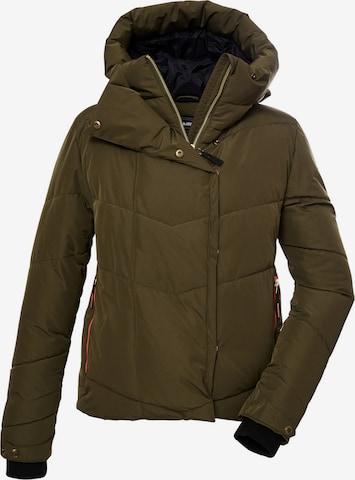 KILLTEC Outdoor Jacket in Green: front