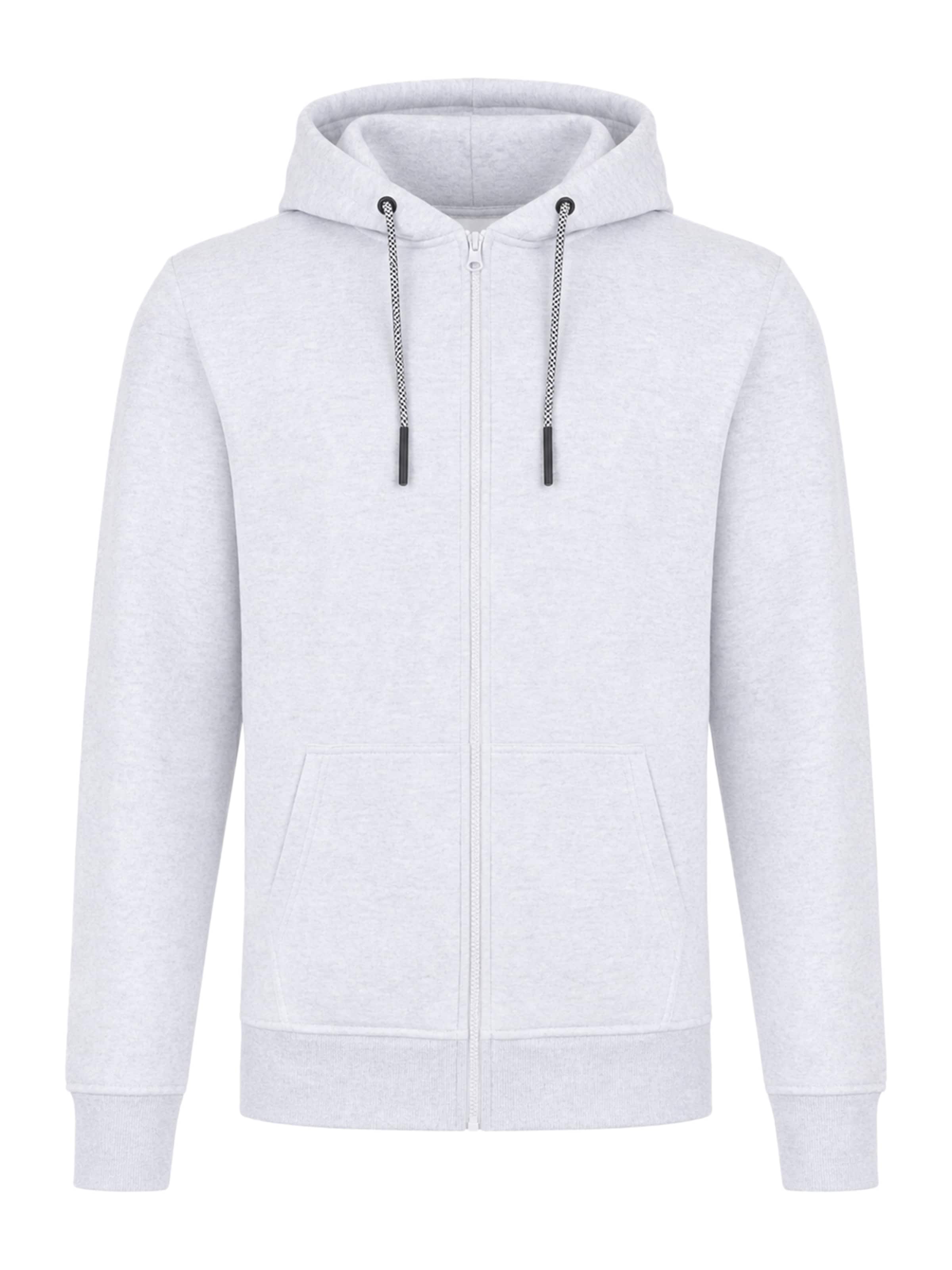 Giacca di felpa di BRAVE SOUL in grigio: frontale