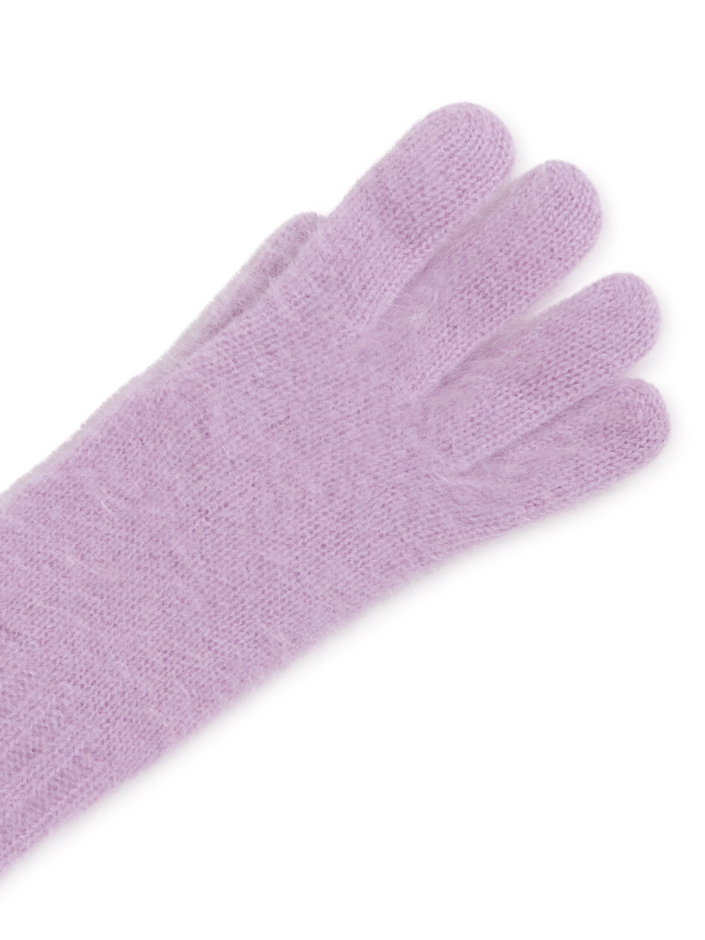 CASH-MERE.CH Fingerhandsker i lilla
