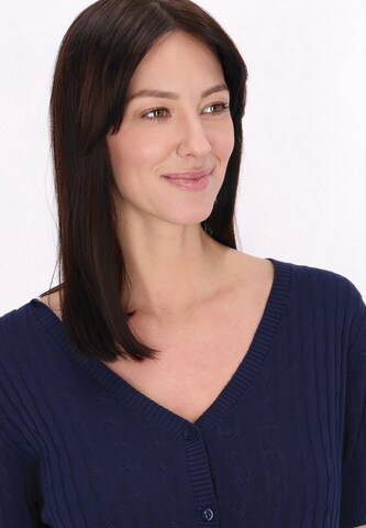 usha BLUE LABEL Knit cardigan in Blue
