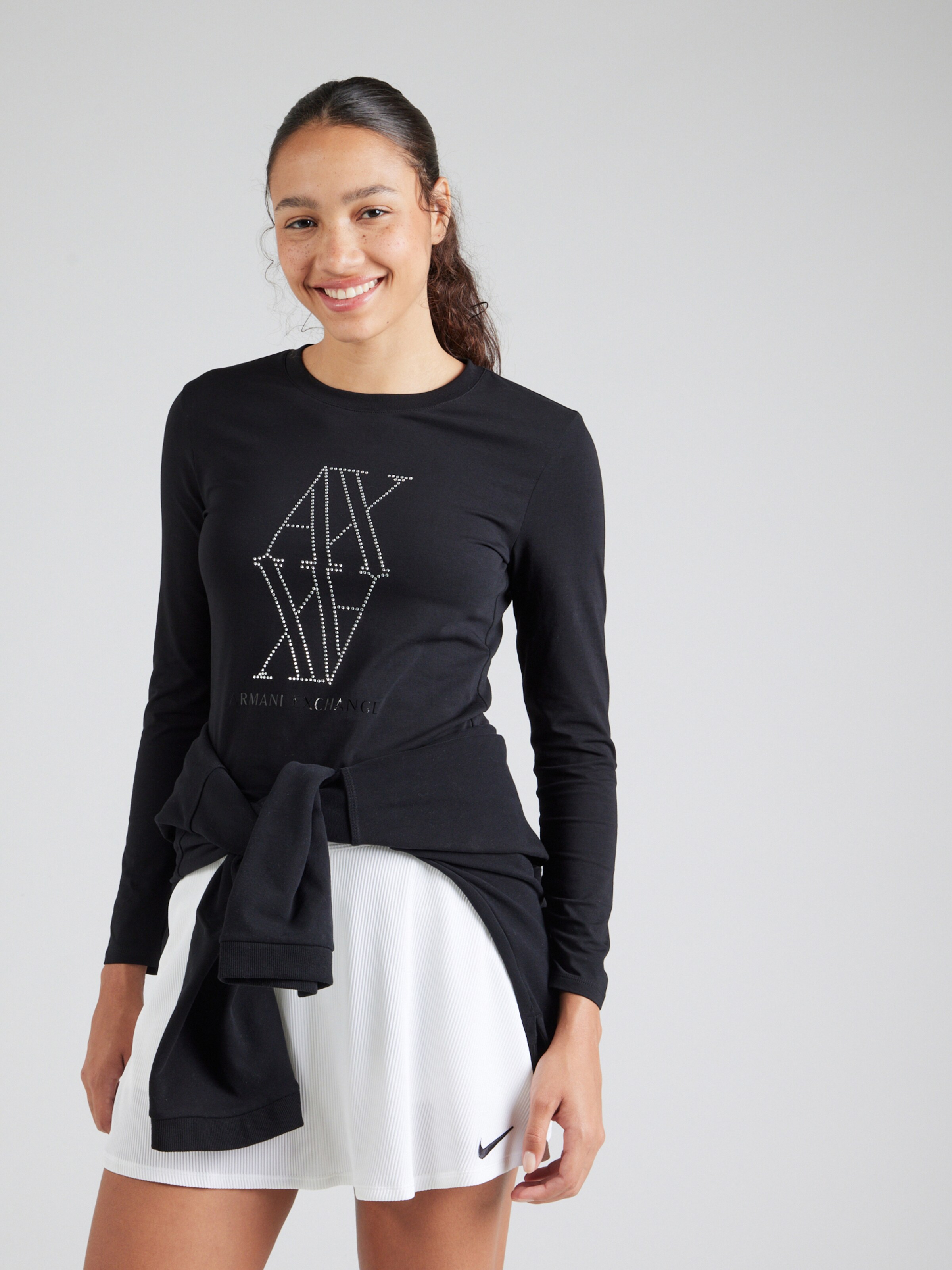 ARMANI EXCHANGE Camiseta en Negro ABOUT YOU
