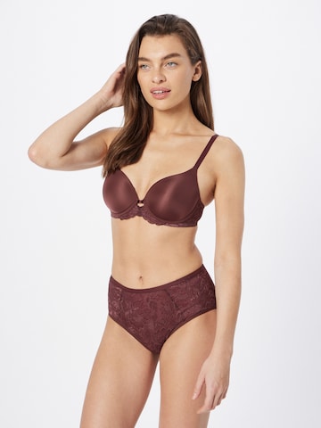 TRIUMPH T-shirt Bra 'Amourette Charm' in Brown