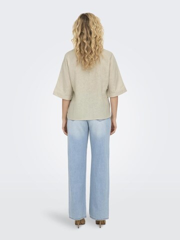 ONLY Bluse 'Tokyo' i beige