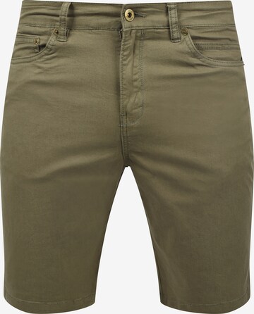 !Solid Regular Pants in Green: front