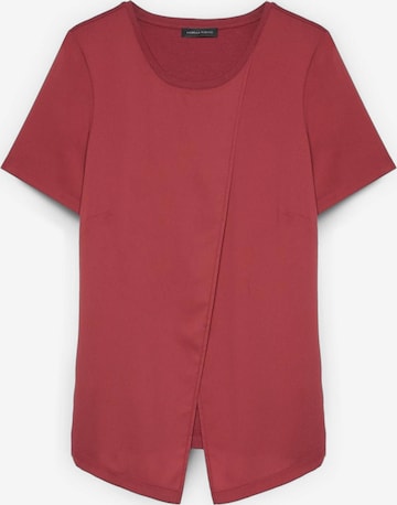 Top di Fiorella Rubino in rosso: frontale