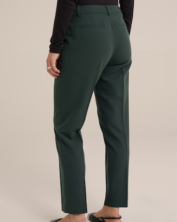 Coupe slim Pantalon WE Fashion en vert