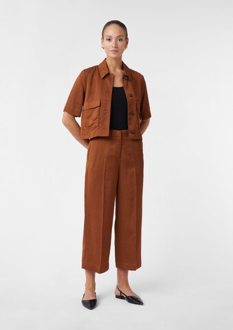 COMMA Regular Trousers in Brown