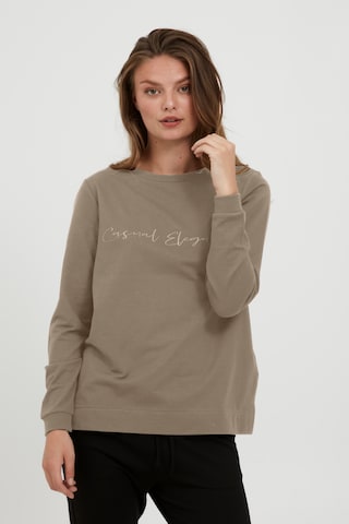 Fransa Sweatshirt 'FRBESWEAT 4' in Beige: predná strana