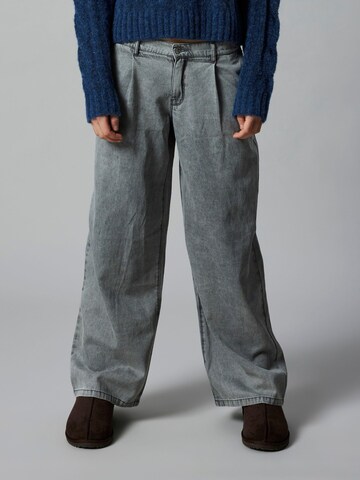 Wide Leg Jean NAME IT en gris : devant