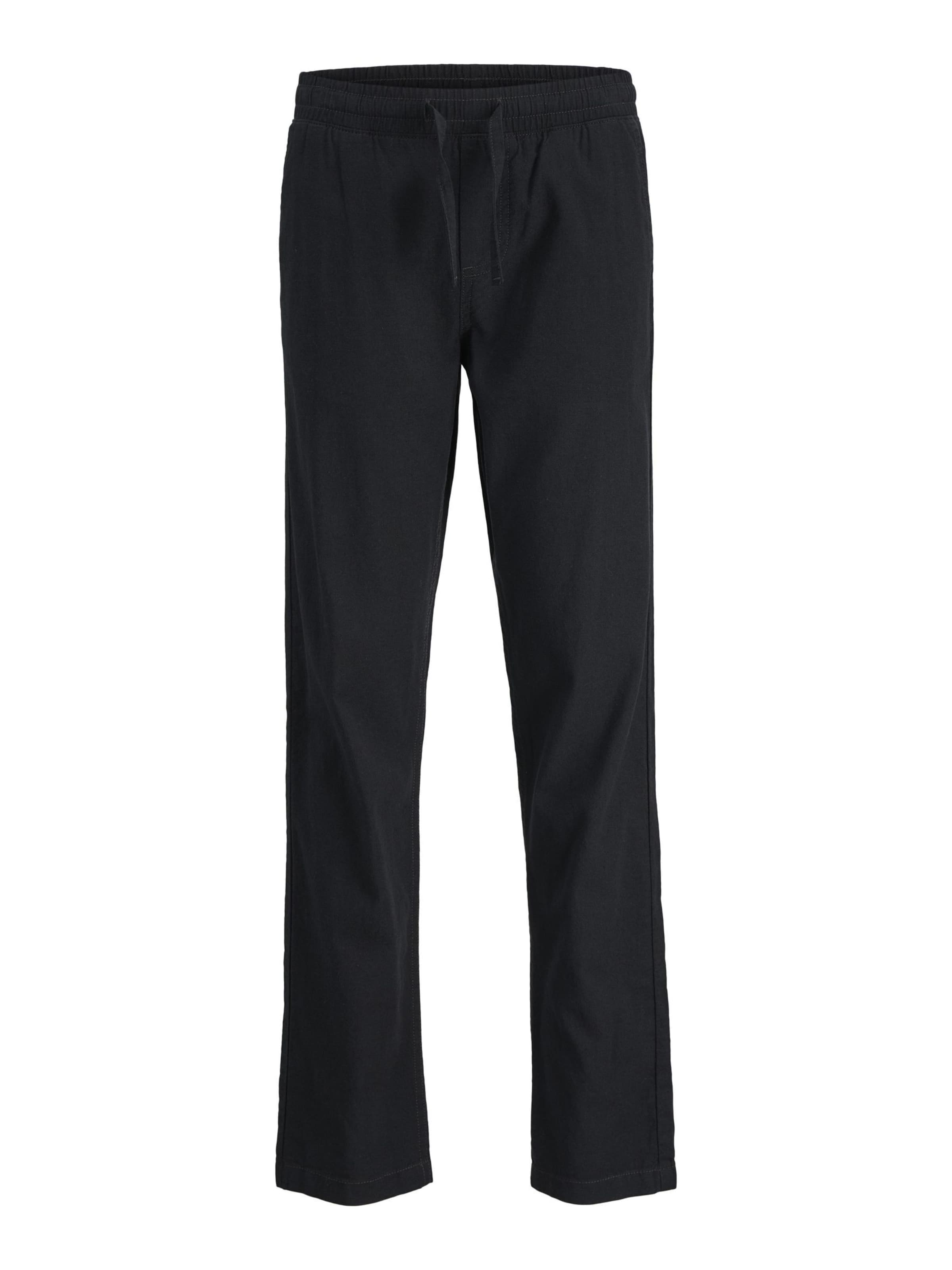Jack & Jones Junior Loose fit Trousers 'JPSTKane JJSummer' in Black: front