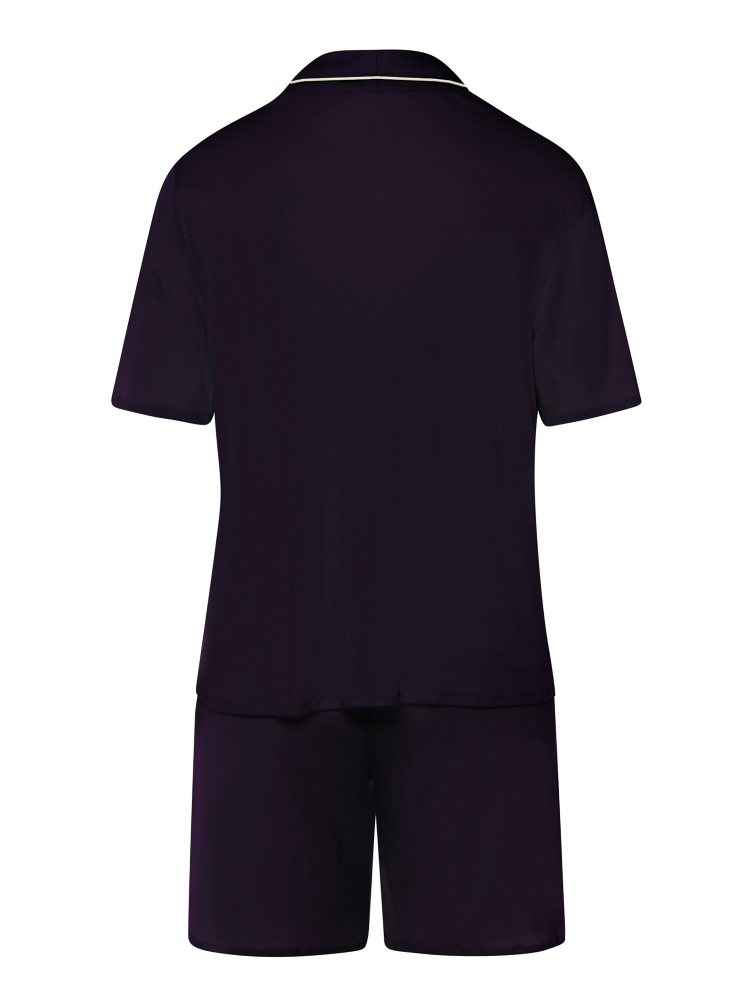 Hanro Korte pyjama ' Natural Comfort ' in Blauw