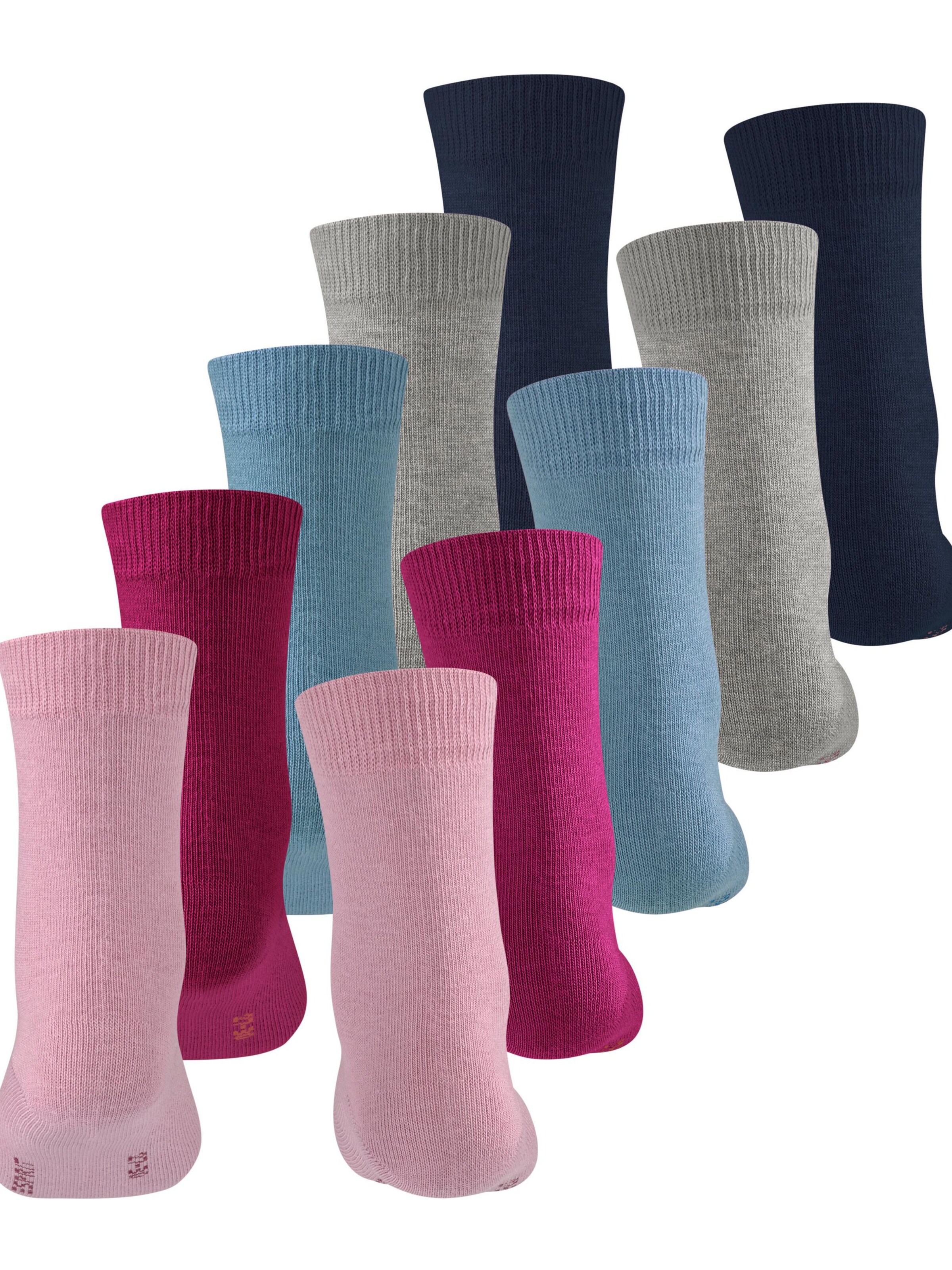 ESPRIT Socks 'Solid Mix 5-Pack' in Mixed colors