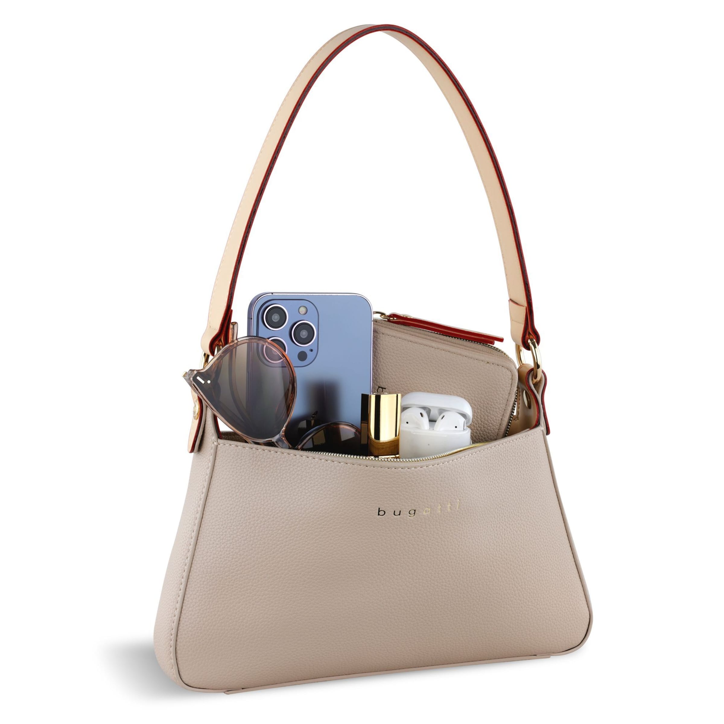 Sac bandoulière 'Ella' bugatti en beige