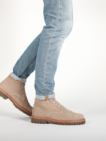 BLACKSTONE Schnürboots 'Gastown Fosca - EG584' in Beige