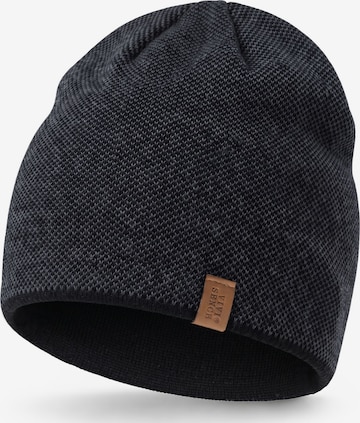 Vivisence Beanie 'M7008' in Black: front
