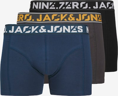 JACK & JONES Bokserice 'JACCOLTON' u morsko plava / smeđa / žuta / crna, Pregled proizvoda