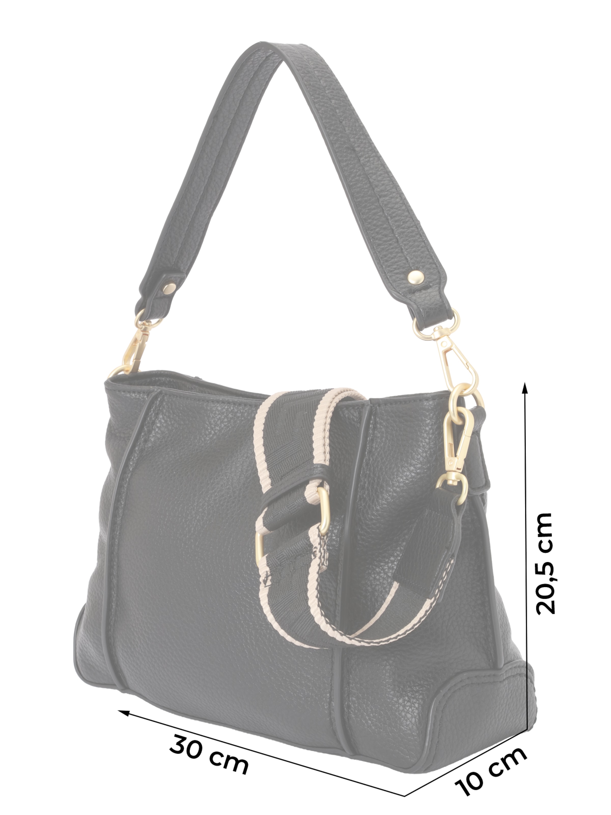 Emily & Noah Чанта за през рамо 'Julie' в черно