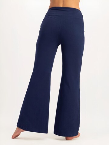 Urban Goddess Yoga & Activewear Wide leg Workout Pants 'Maeve' in Blue