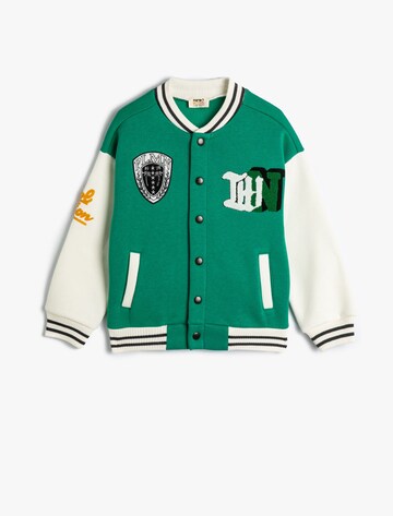 Koton Between-Season Jacket in Green: front