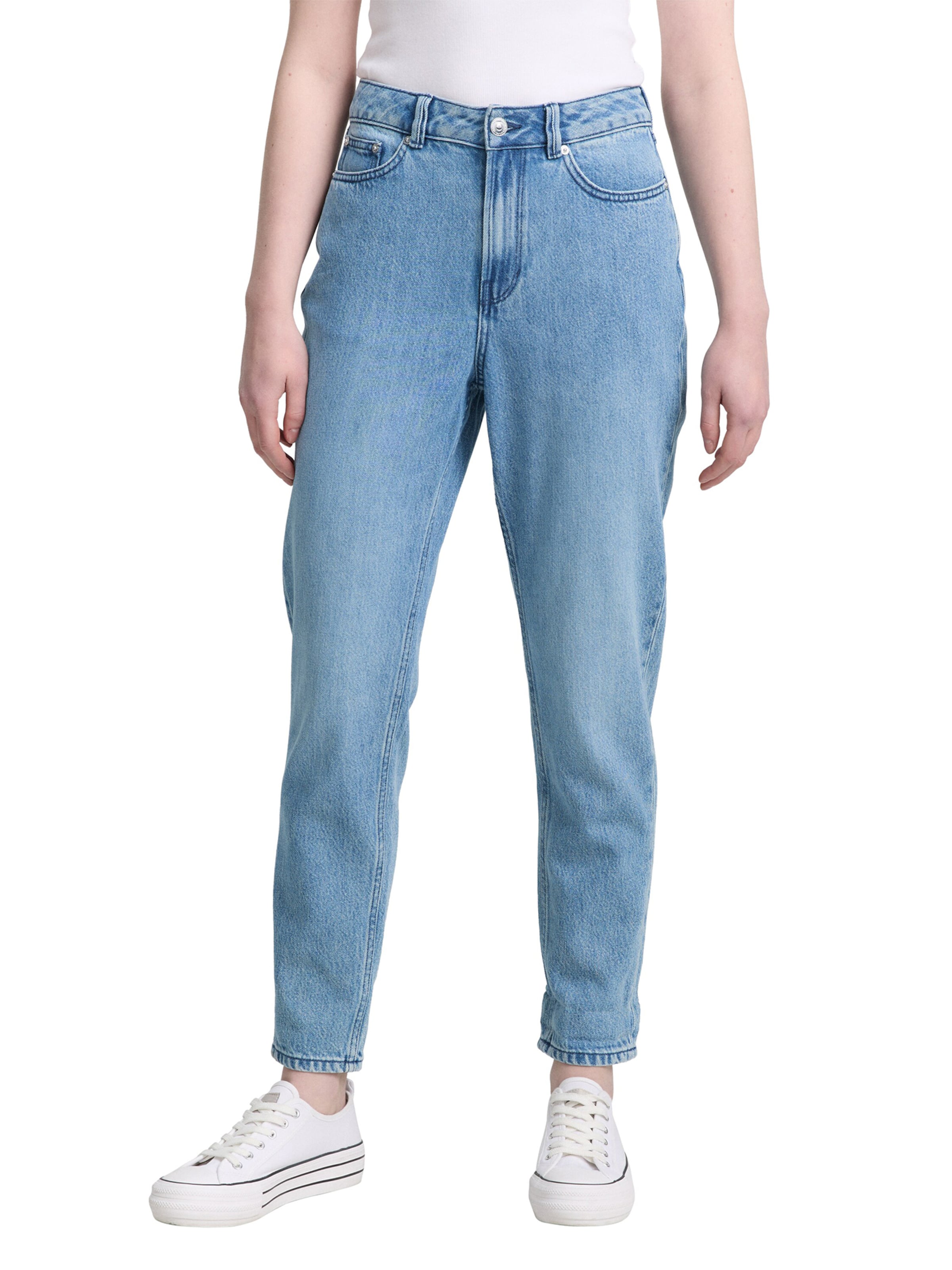 TOM TAILOR DENIM Tapered Τζιν σε μπλε: μπροστά