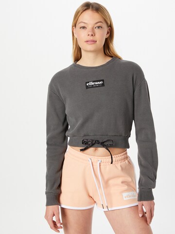 ELLESSE Sweatshirt 'Lusso' in Black: front