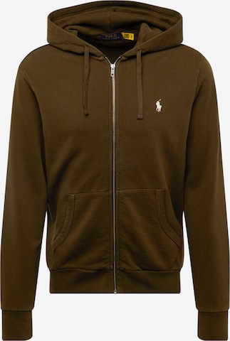 Polo Ralph Lauren Sweat jacket in Green: front