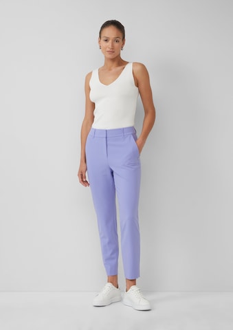 Effilé Pantalon s.Oliver BLACK LABEL en bleu : devant