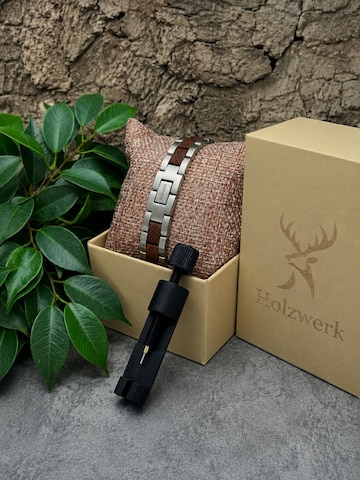 Holzwerk Armband 'GORINSEE'‌‌‌ in Silber