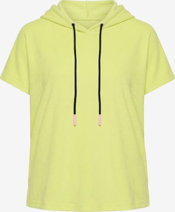 LAURASØN Sweatshirt in Yellow: front