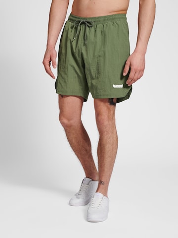 Hummel Regular Sporthose 'MARTY' in Grün: Vorderseite