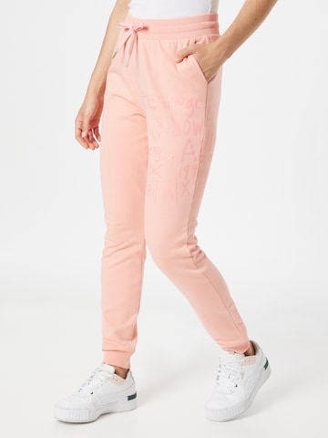 ARMANI EXCHANGE Tapered Pants in Pink: front