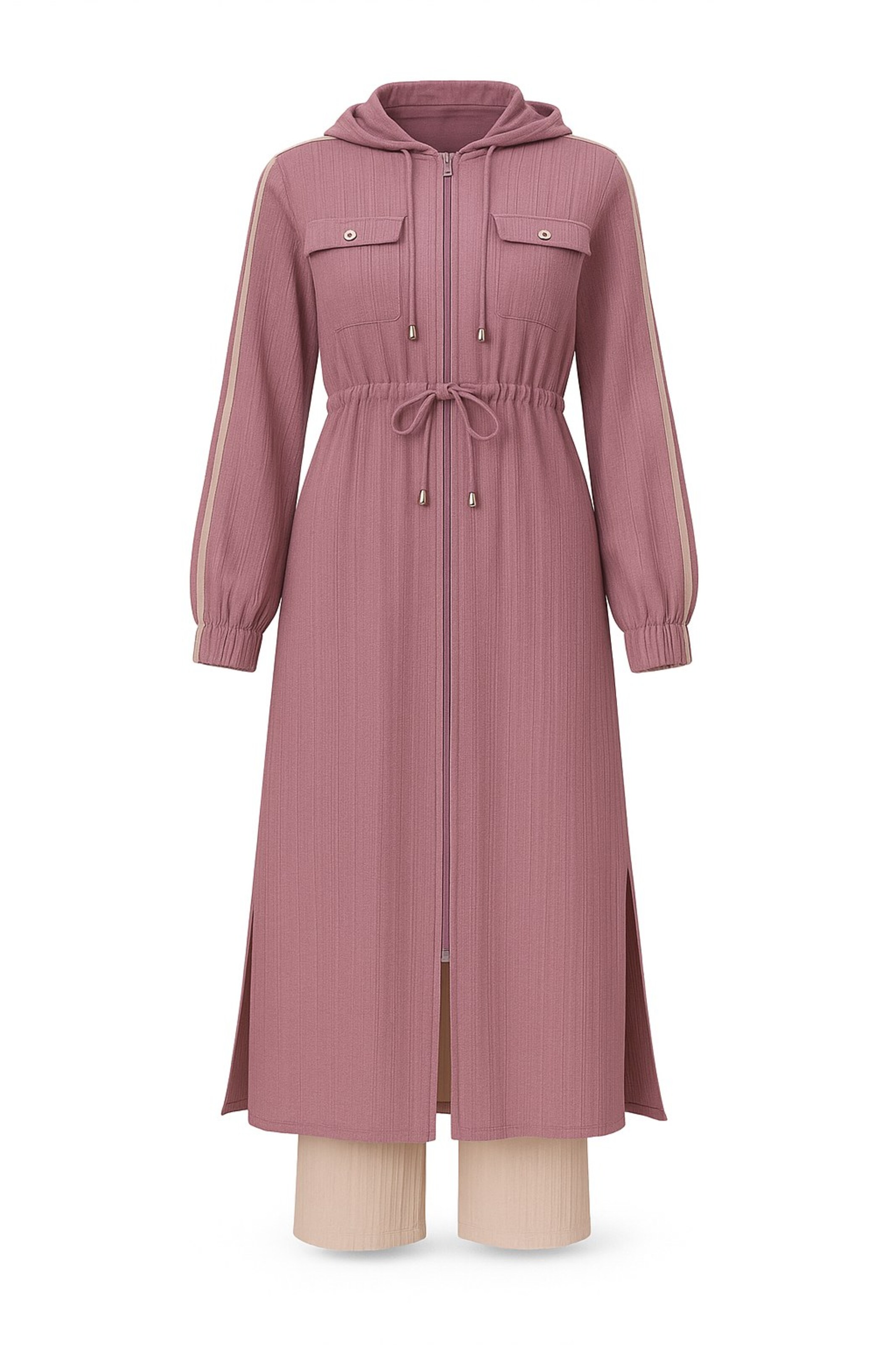 MODAMIHRAM Broekpak in Beige: voorkant