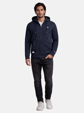 U.S. POLO ASSN. Sweatvest in Blauw