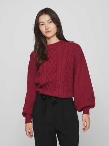 VILA Sweater 'Chinti' in Red: front