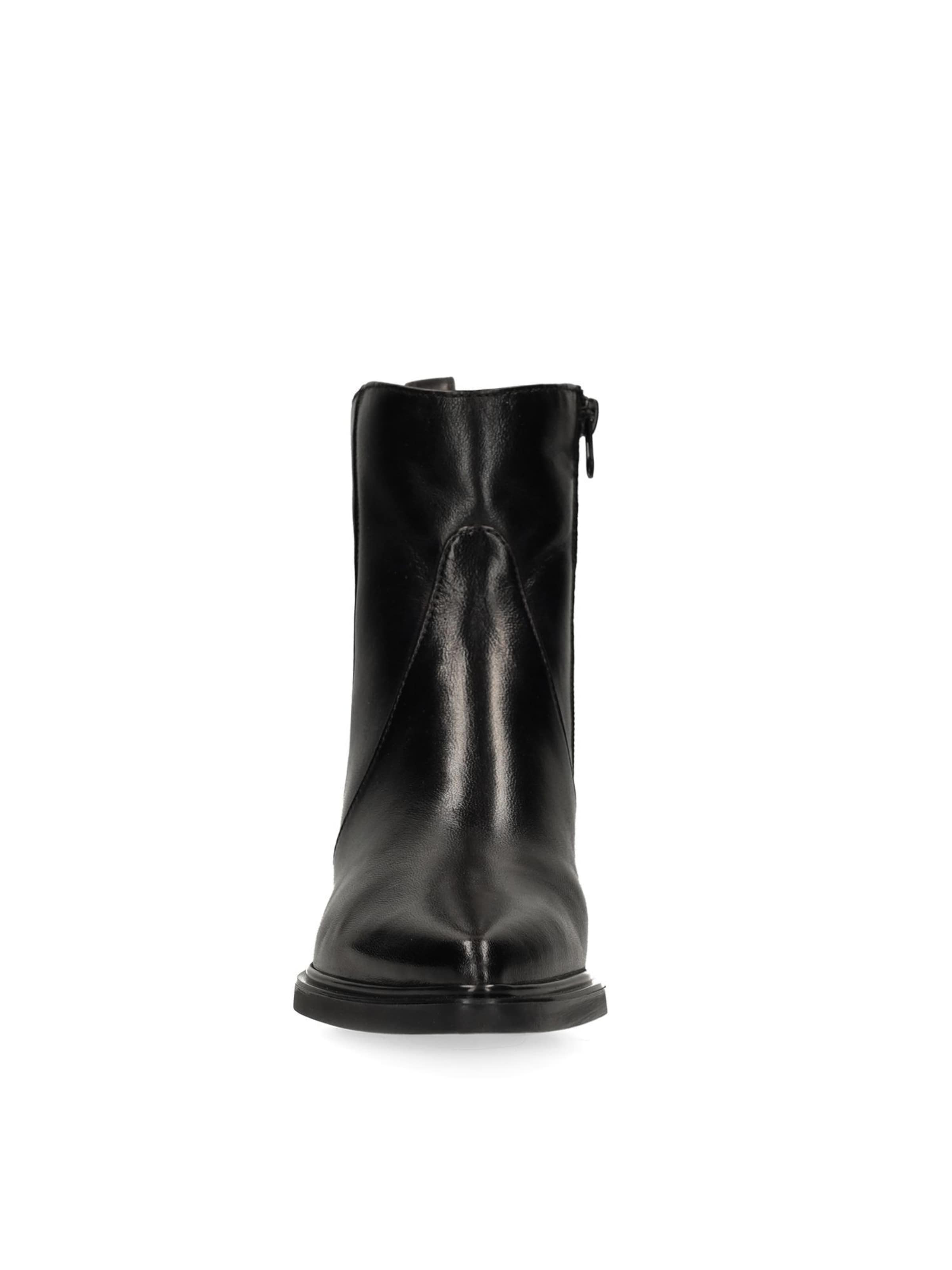 MANFIELD Stiefelette in Schwarz