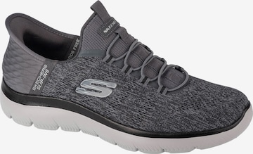 SKECHERS Slip-on 'Slip-Ins: Summits - Key Pace' in Grey: front