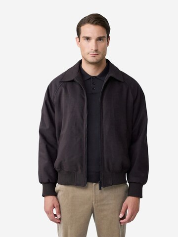 Veste d’hiver Danger en gris : devant
