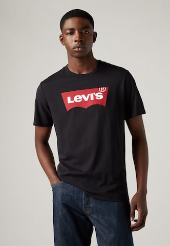 LEVI'S ® Обычный Футболка в Черный: спереди