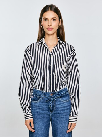 BIG STAR Bluse 'Tina' in Blau: Vorderseite
