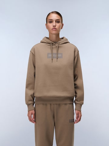 Sweat-shirt NAPAPIJRI en beige : devant