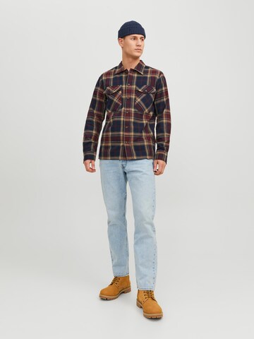 Coupe regular Chemise 'Eddie' JACK & JONES en mélange de couleurs