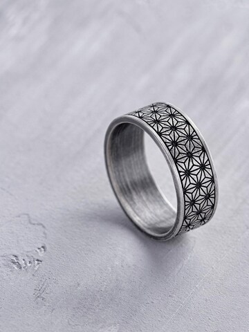 Bague 'HIPNOTIC' REYTEL en argent : devant