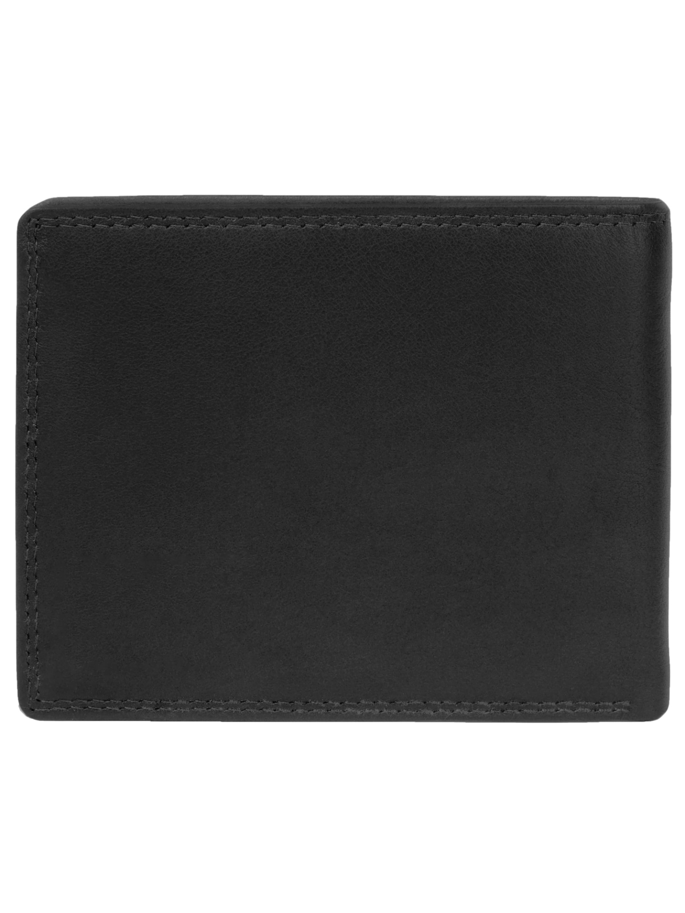 Porte-monnaies 'SUTURA' mano en noir