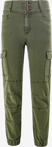 Tapered Pantaloni cargo 'Levitating' di AIKI KEYLOOK in verde: frontale