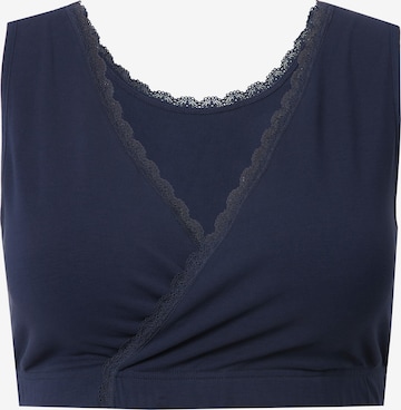 Ulla Popken Bustier BH in Blau: Vorderseite